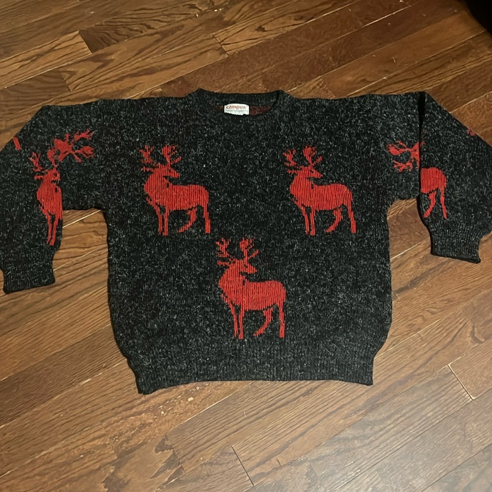Vintage Christmas wool sweater